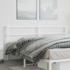 vidaXL Metal Replace Headboard White 180 cm