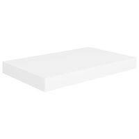 vidaXL Floating Wall Shelf White 40x23x3.8 cm MDF