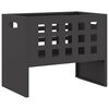 vidaXL Fire Bowl Black 50 x 30 x 40 cm Steel