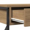 vidaXL Console Table with Drawer Artisan oak 75 x 28 x 75 cm
