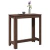 vidaXL Bar Table Brown Oak 102x50x103.5 cm Engineered Wood