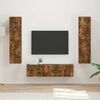 vidaXL TV Cabinet Set 6 pcs Smoked Oak Engineered Wood