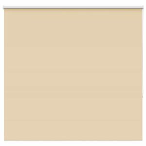 vidaXL Roller Blind Blackout Beige 155x130 cm Fabric Width 151.6 cm Polyester