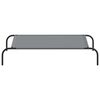 vidaXL Elevated Dog Bed Grey 110x65x20 cm Oxford Fabric and Steel