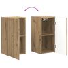 vidaXL TV Wall Cabinet Set 4 pcs Artisan Oak Engineered Wood