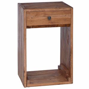 vidaXL Bedside Table Brown 63 x 30 x 79 cm Solid Mahogany Wood