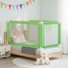 vidaXL Toddler Safety Bed Rail Green 150x25 cm Fabric