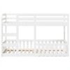 vidaXL Bunk Bed White 75x190 cm Solid Wood Pine