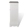 vidaXL Cabinet 2 Doors 1 Drawer White Wood