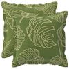 vidaXL Cushion Cover 2 pcs HOUTEN Leaf Design 35 x 35 cm Polyester