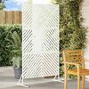 vidaXL Privacy Screen White 100 x 50 x 180 cm Steel