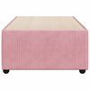 vidaXL Bed Frame without Mattress Pink 80x200 cm Velvet