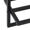 vidaXL Towel Rack Black 95x25x22 cm Iron