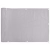 vidaXL Balcony Privacy Screen Grey 700x75 cm PVC