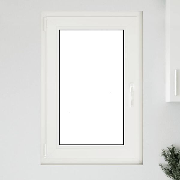 vidaXL Basement Window "RISOR" 60x100 cm Tilt&Turn DIN Left Anthracite