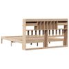 vidaXL Bookcase Bed without Mattress 180x200 cm Super King Solid Wood Pine