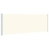 vidaXL Patio Retractable Side Awning 220x600 cm Cream