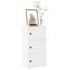 vidaXL Bookcase White 40x24x77 cm Engineered Wood