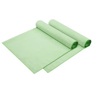 vidaXL Sunlounger Towels 2 pcs Green 210 x 75 cm