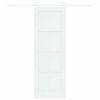 vidaXL Sliding Door White 73.5 x 211 cm Solid Pine Wood