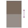 vidaXL Roller Blind Blackout Coffee 125x210 cm Fabric Width 121.6 cm Polyester