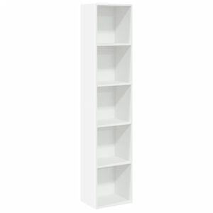 vidaXL Bookcase White 40x30x189 cm Engineered Wood