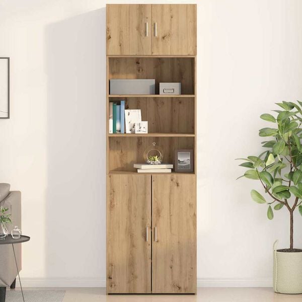 vidaXL Wall Cabinet Artisan oak 70 x 42.5 x 40 cm Engineered wood