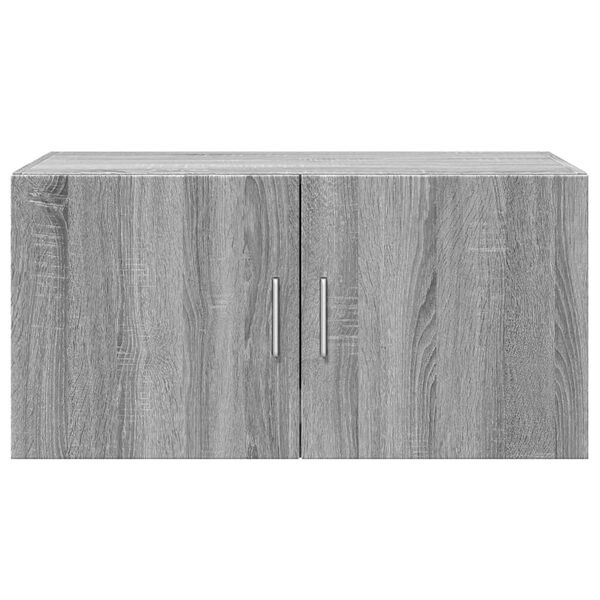 vidaXL Wall Cabinet Grey Sonoma 80x42.5x40 cm Engineered Wood