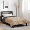 vidaXL Summer Duvet Anthracite and Taupe 220 x 135 cm Microfiber