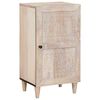 vidaXL Sideboard Bleached White 40 x 33 x 75 cm Solid Mango Wood