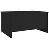vidaXL Coffee Table Black 80x55.5x41.5 cm Engineered Wood