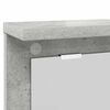 vidaXL Wall-Mounted Coat Rack with Shelf Concrete grey 85 x 10 x 45 cm
