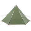 vidaXL Family Tent Tipi 8-Person Green Waterproof