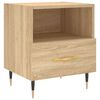 vidaXL Bedside Cabinet Sonoma Oak 40x35x47.5 cm Engineered Wood