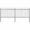 vidaXL Garden Fence | Steel | Sturdy | Rectangular | Modern