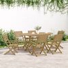 vidaXL Folding Garden Chairs 8 pcs 54.5x61.5x86.5 cm Solid Wood Acacia