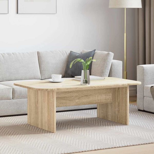 vidaXL Coffee Table Sonoma Oak 93 x 53 x 33 cm Engineered Wood