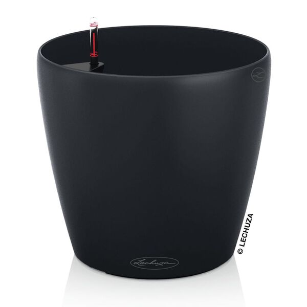 LECHUZA Planter CLASSICO Color 18 ALL-IN-ONE Slate