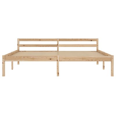 vidaXL Bed Frame Solid Pine Wood 180x200 cm Super King
