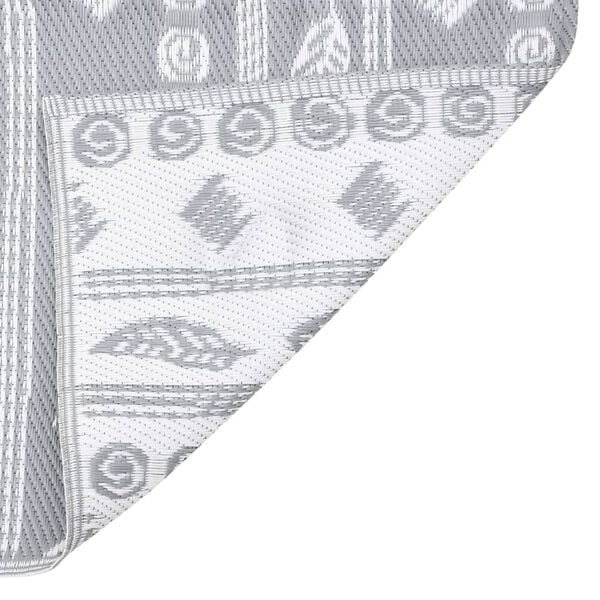 vidaXL Outdoor Rug ARAKIL Grey 160x230 cm PP