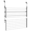vidaXL Drying Rack for Balcony 89x25x(60-95) cm Aluminium