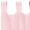vidaXL Voile Curtains with Loops 2 pcs Light Pink 140x245 cm