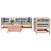 vidaXL 6 Piece Garden Sofa Set Solid Wood Douglas Fir