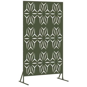 vidaXL Privacy Screen Olive 100 x 50 x 180 cm Steel