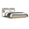 vidaXL Bed Frame without Mattress Sonoma Oak 120x200 cm