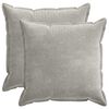 vidaXL Cushion Cover 2 pcs HOUTEN Light Grey 60 x 60 cm