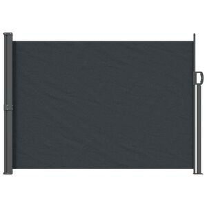vidaXL Retractable Side Awning 100% polyester iron steel