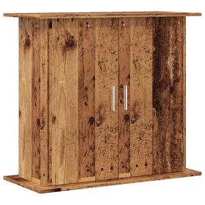 vidaXL Aquarium Stand Old Wood 81x36x73 cm Engineered Wood