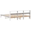 vidaXL Bed Frame without Mattress White 180x200 cm Super King Solid Wood Pine