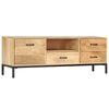 vidaXL TV Cabinet 130x30x45 cm Solid Mango Wood